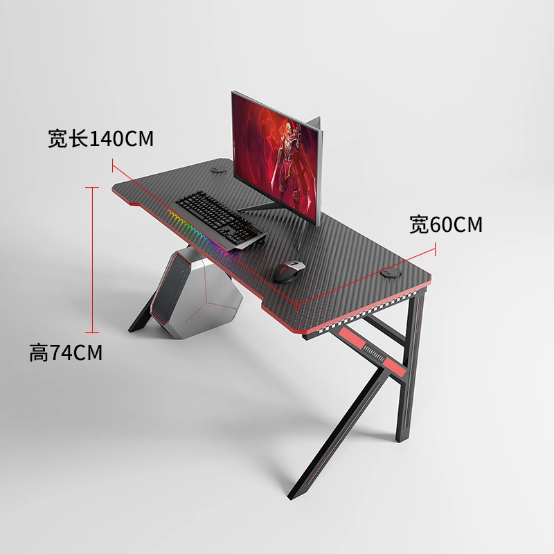 Wholesale Best Selling Gaming Table with LED Lights High Quality PC Laptop Computer Office Gaming Desk