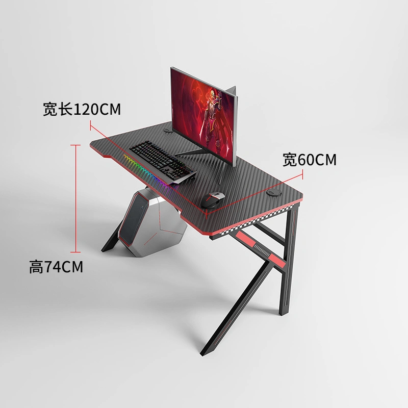 Wholesale Best Selling Gaming Table with LED Lights High Quality PC Laptop Computer Office Gaming Desk