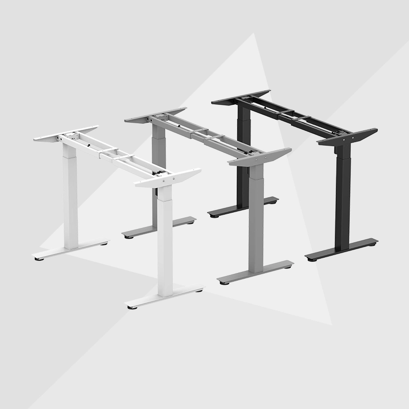 New Modern Motorized Custom Steel Computer Standing Frame Lifting Height Adjustable Electric Rising Table Desk for Office