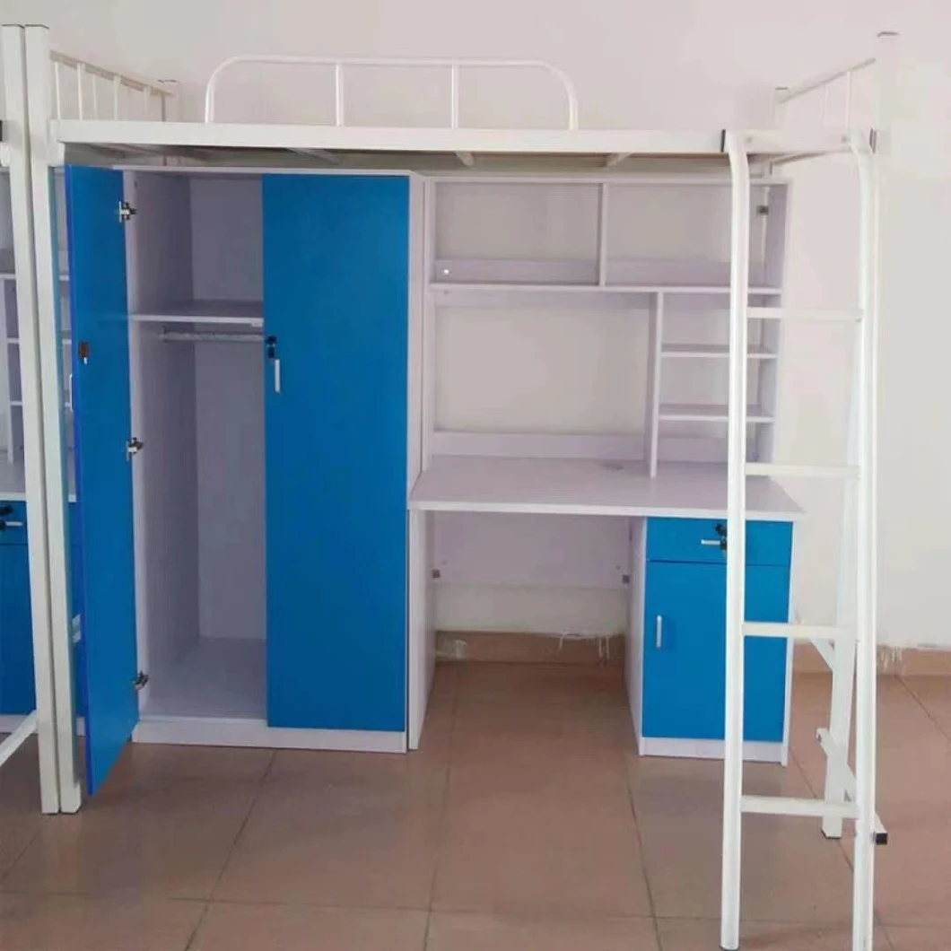 Metal Steel Double Bed Hotel Bunk Beds Wholesale High Quality School Dormitory Iron Beds
