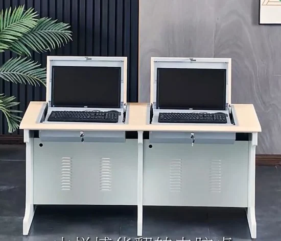 Классная школа Складной компьютерный стол Монитор Коробка безопасности Многофункциональный складной