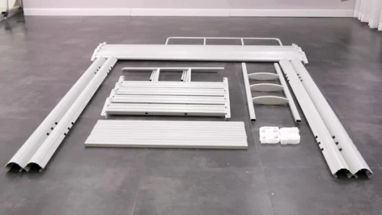 Металлический каркас кровати-чердака для школьного общежития с лестницей для взрослых