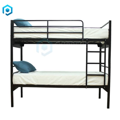 Двуспальные детские кровати, двухэтажный каркас спальни, полноразмерная детская металлическая двухъярусная кровать-чердак в бункере